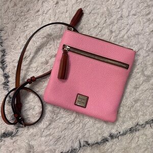 Dooney & Bourke Pink Leather Crossbody Bag